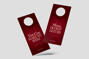 Halloween Door Hanger Template