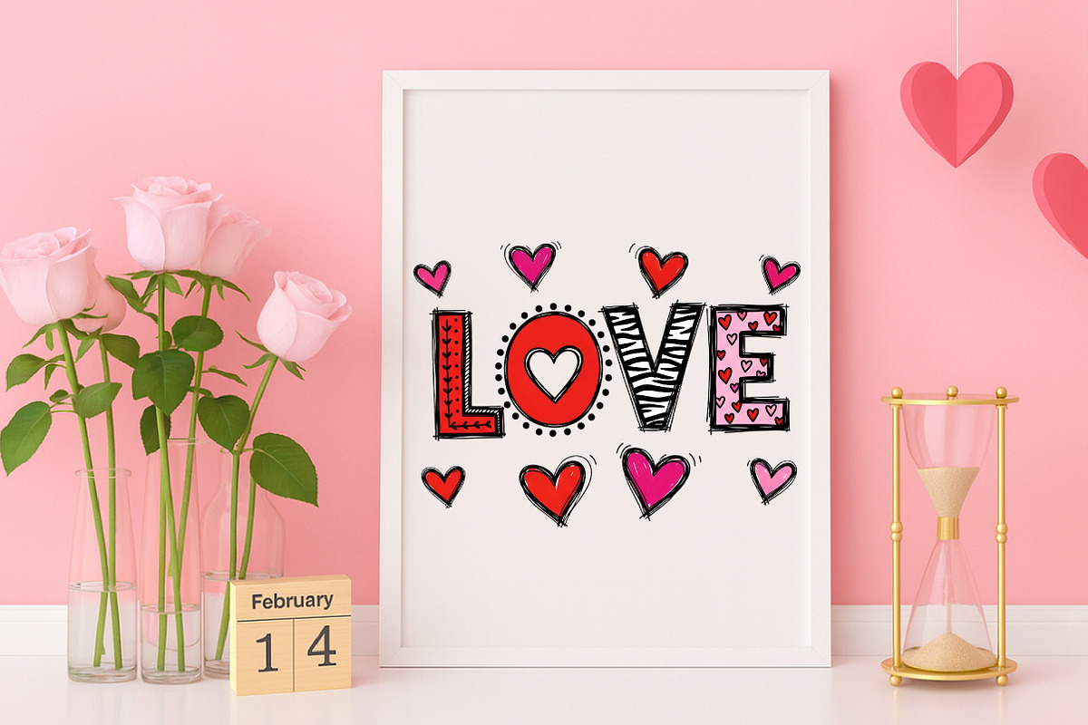 Love Png, Valentine's Day Png, an Illustration by Canvas Craft (Photo 4 of 6)