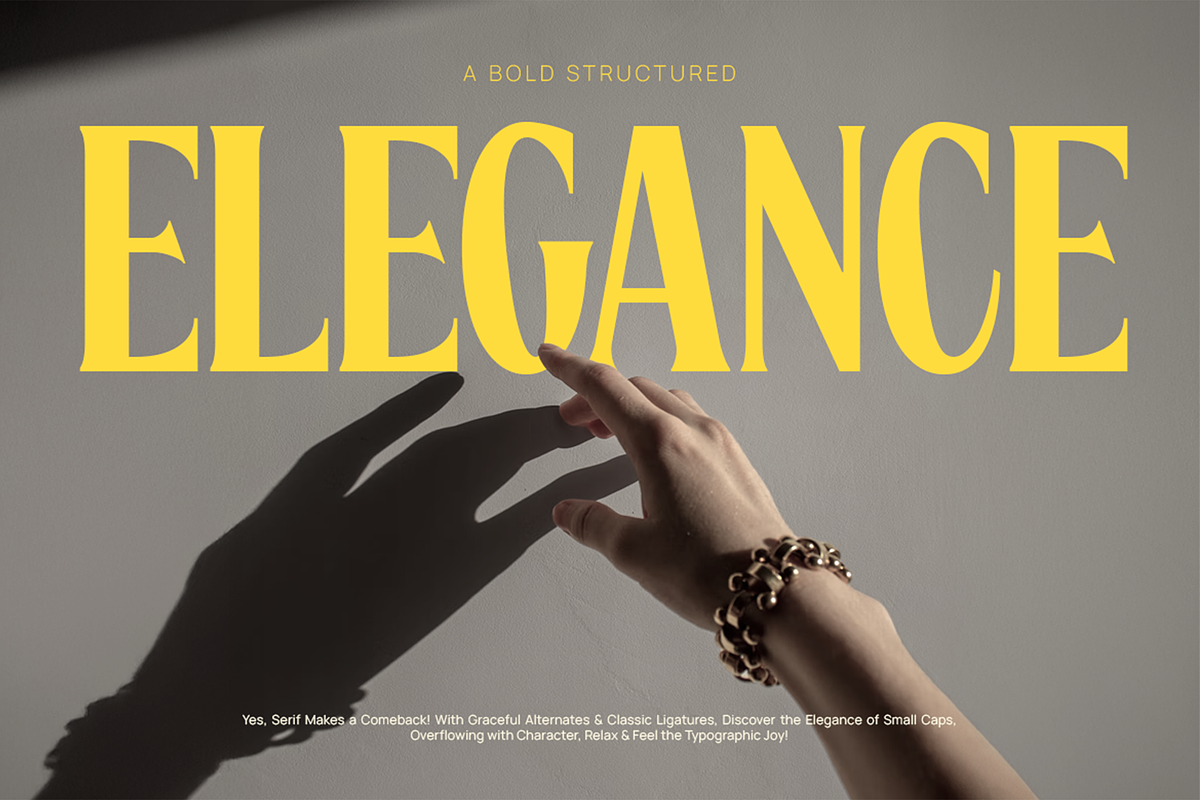 CHEVILE - Bold Elegant Display Font, a Serif Font by Pekotype (Photo 2 of 13)