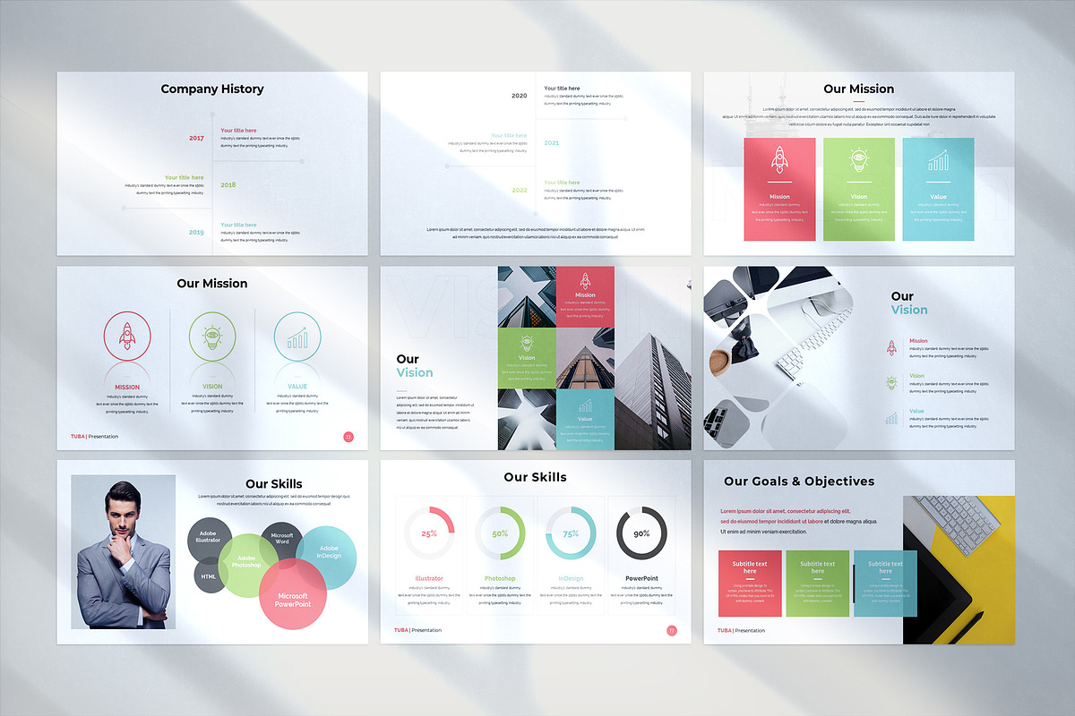 TUBA PowerPoint Template, a Presentation Template by WhiteGraphic (Photo 6 of 16)