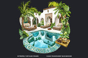 Morocco Travel clipart Set, a Decorative Illustration by ThatsDesignArt (Thumbnail 3 of 10)