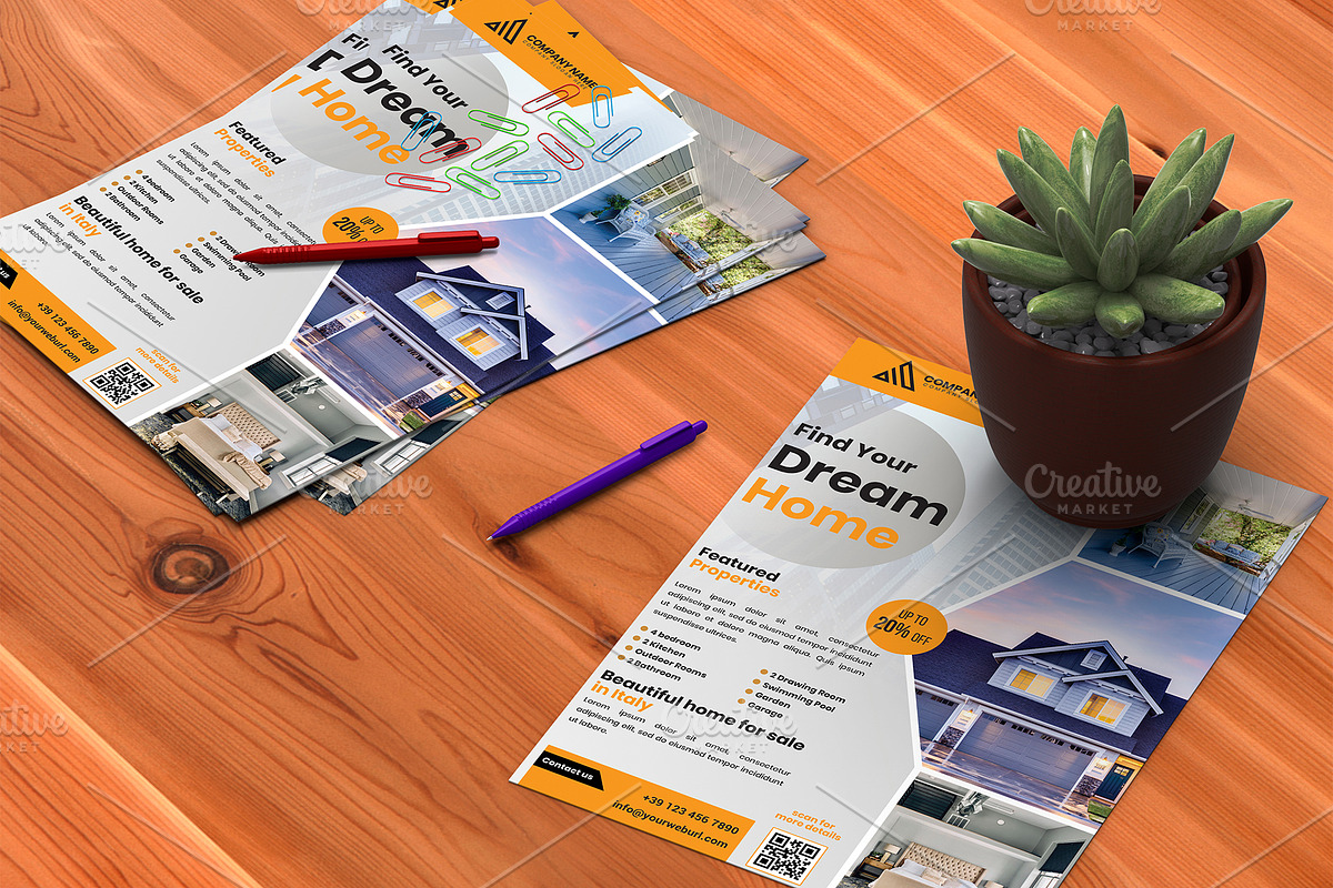 Creative Modern Flyer Template, a Flyer Template by MG Graphics (Photo 4 of 7)
