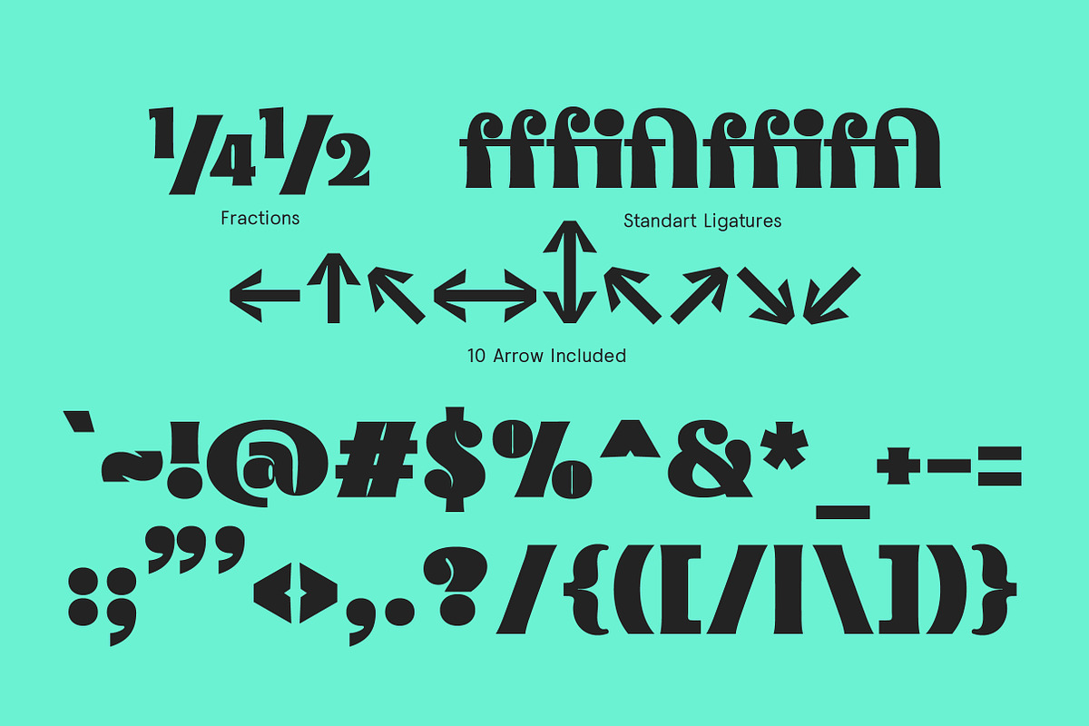 Lucentia - Modern Bold Display, a Sans Serif Font by Lettertype Studio (Photo 14 of 16)