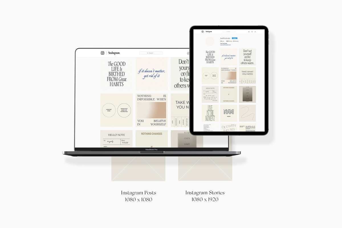 Instagram Social Media Quotes PS, a Social Media Template by Feel This (Photo 3 of 18)