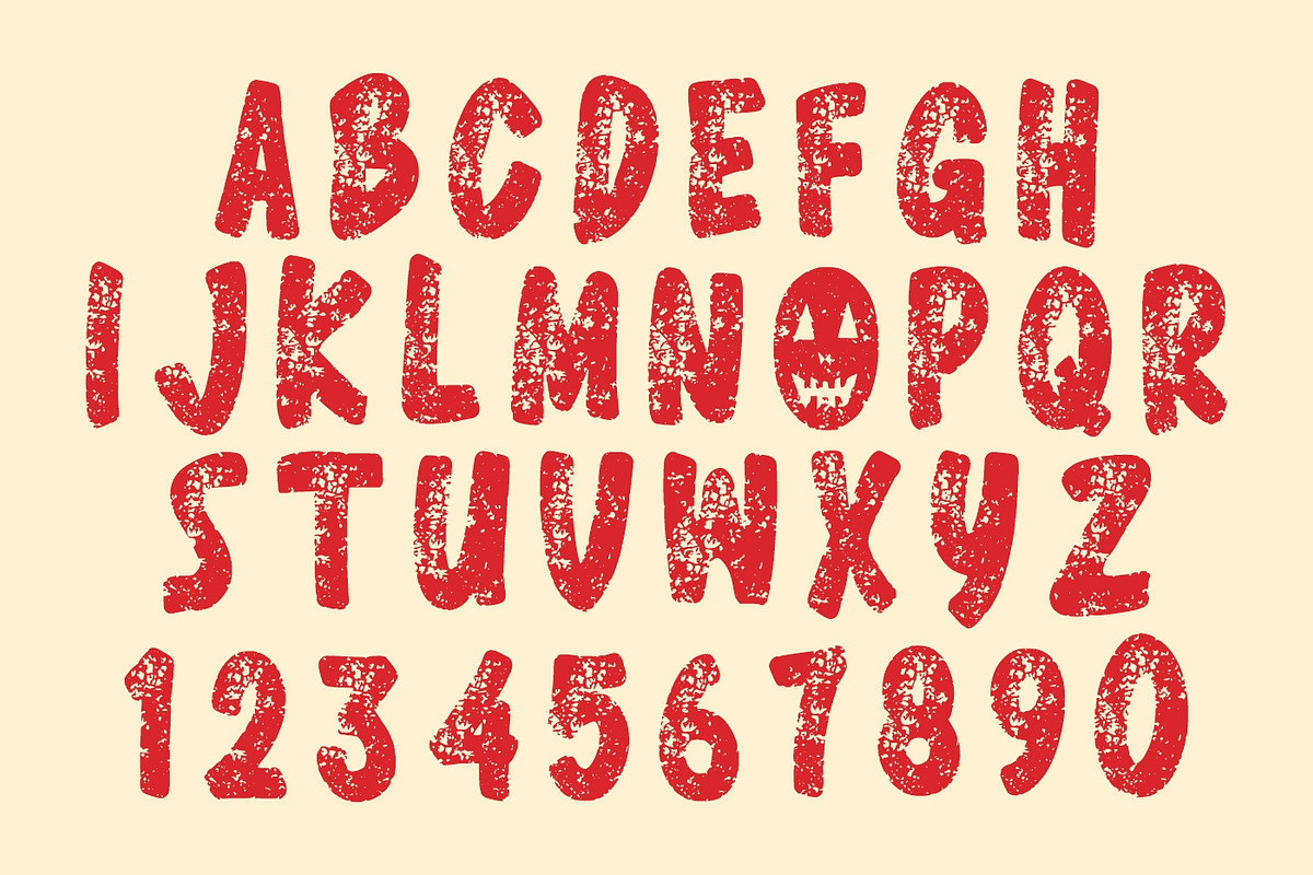 Spooky Pumpkin - Halloween Font, a Blackletter Font by Fourteen Letter (Photo 5 of 5)