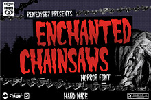 Enchanted Chainsaws - Horror Font