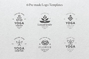 Yoga Logo Kit, a Branding & Logo Template by Minimalist Logos (Thumbnail 7 of 12)