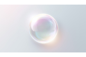 Shining Glass Sphere Background, an Illustration by BazziBa♥