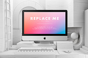 iMac Creative Mockups Set, a Mac Mockup by As Good As Possible (Thumbnail 7 of 16)
