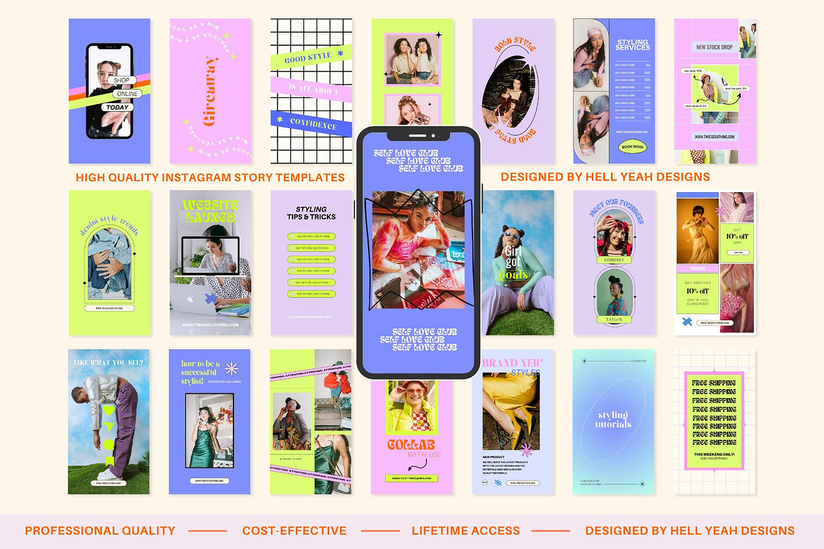 Ecommerce Branding Starter Kit Canva, a Branding & Logo Template by Hell Yeah Designs (Photo 8 of 11)