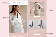 Minimalist Email Marketing Template, an Email Template by KikiBunnyCreative (Thumbnail 2 of 7)