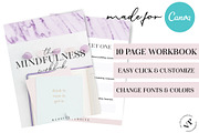 Mindfulness Canva Workbook Template, a Magazine Template by VanessaRyan.co (Thumbnail 4 of 4)