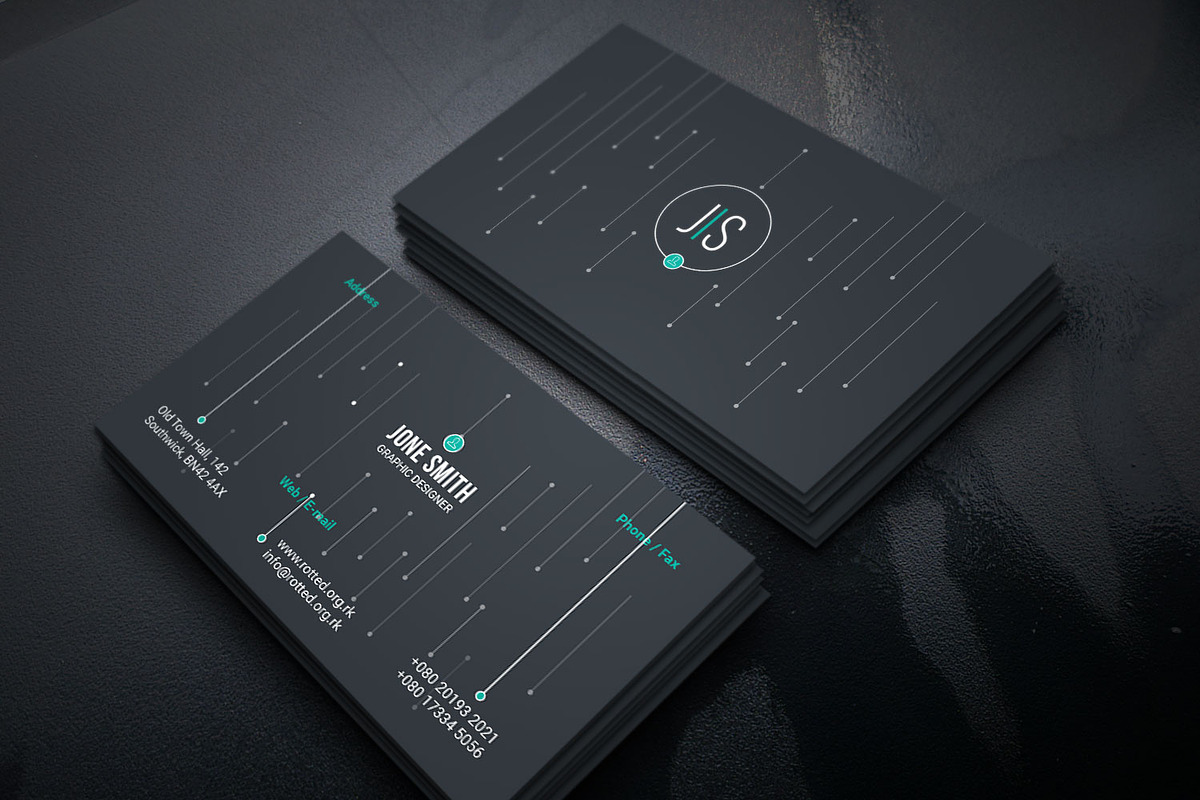 Dot Business Card, a Business Card Template by DesignGhar (Photo 5 of 5)