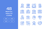 48 Mental Health Icons, a Duotone Icon by Furnace (Thumbnail 1 of 5)