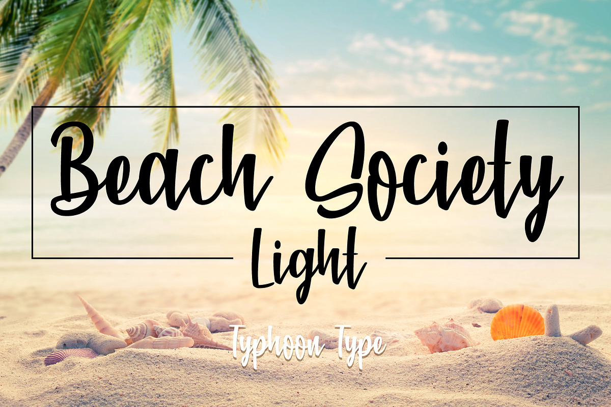 Beach Society Light font