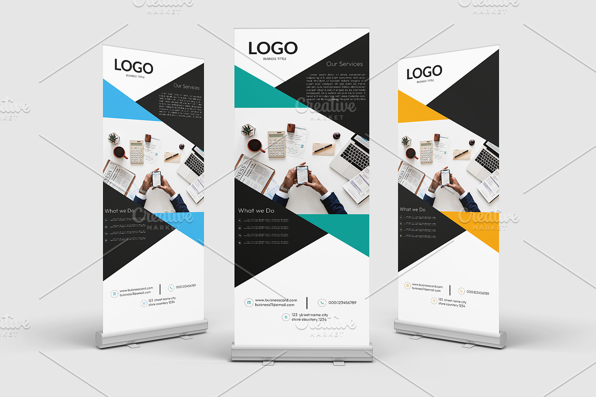 Business Corporate Roll Up Banner, a Marketing Template by Design4u_786 (Photo 2 of 6)