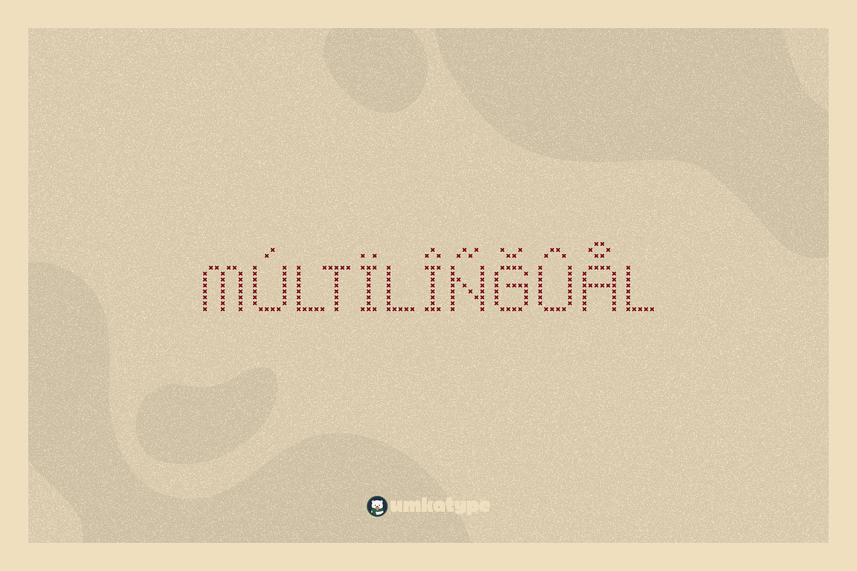 Stitch Pixel Game Font, a Script Font by alpercakici (Photo 4 of 9)