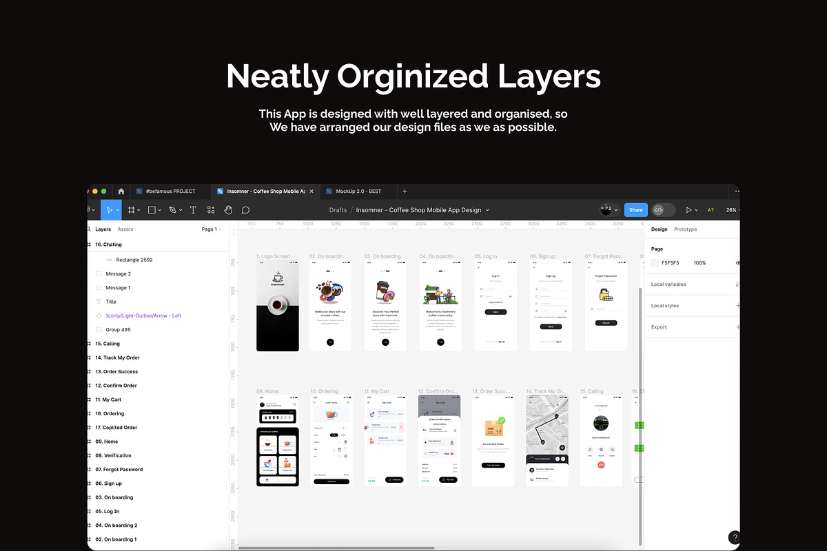 CoffeeShop Mobile App UI Kit - Figma, an UI Kit Template by Pixel Craft UI (Photo 7 of 8)