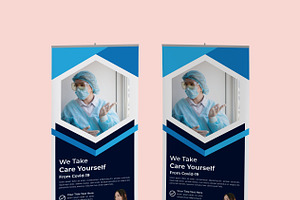 Creative Roll Up Banner Design