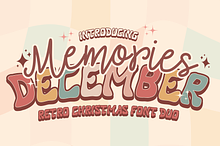 Memories December is Retro font