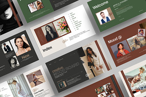 Mood Board  Presentation Template, a Presentation Template by MightyDesign