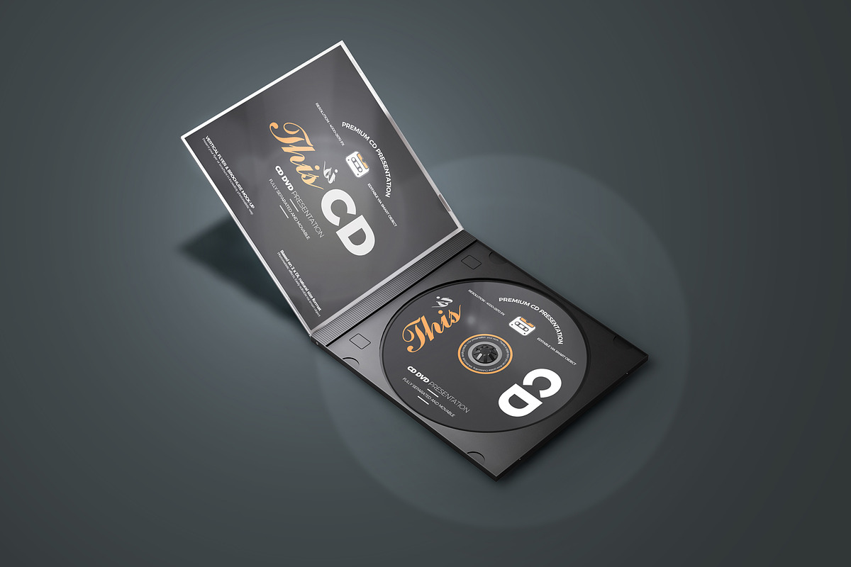 CD/DVD Album Mock-up 3, a Product Mockup by Nevada63