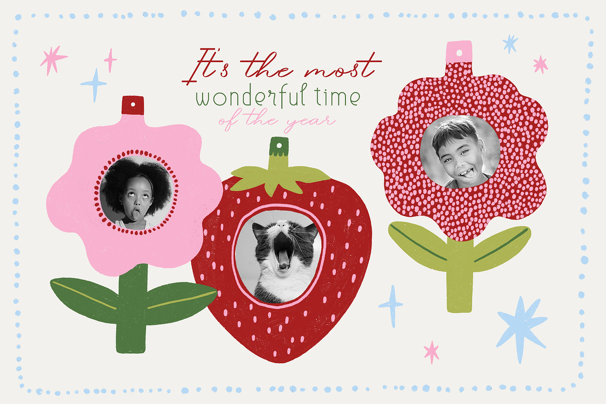 Christmas bauble frames, a Seasonal Illustration by Annakniaz (Photo 7 of 14)
