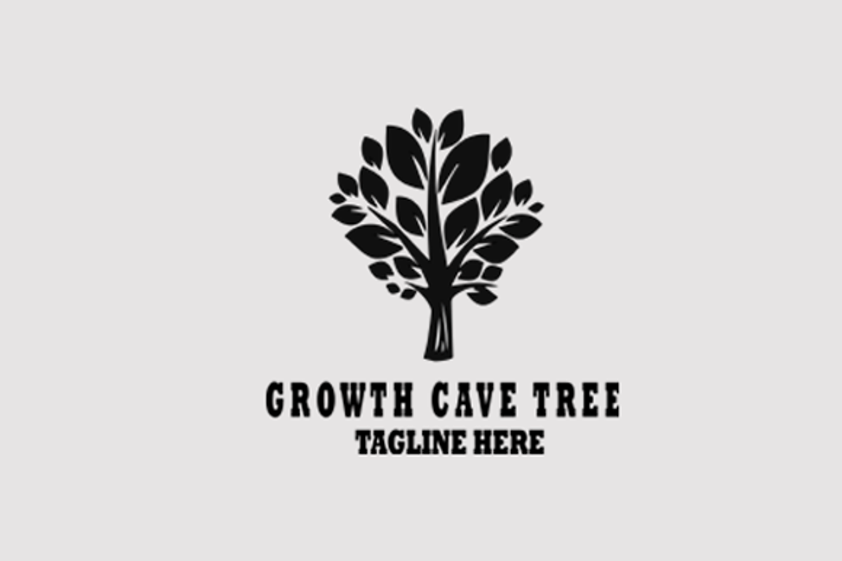 Growth Cave Tree Logo, a Branding & Logo Template by sologeek