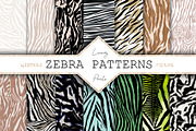 Zebra Patterns | 14 Prints Design, a Pattern Graphic by Luiz da Rolt Grathwohl (Thumbnail 1 of 10)