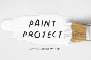 Paint Project Messy Hand Lettered