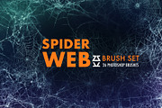 Spider Web Brush Set, a Brush Add-On by Zsolt Kosa Art (Thumbnail 1 of 6)