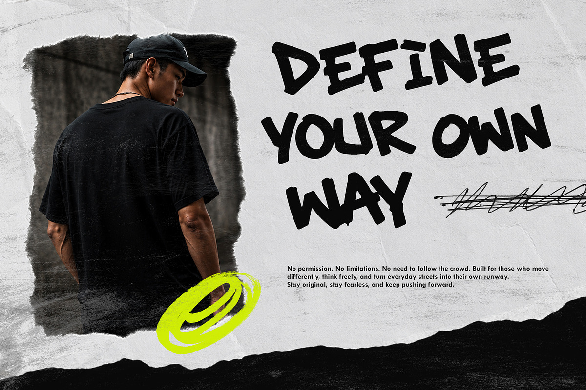 Strum Genks – Graffiti Display, a Handwritten Font by Black Junst (Photo 3 of 7)