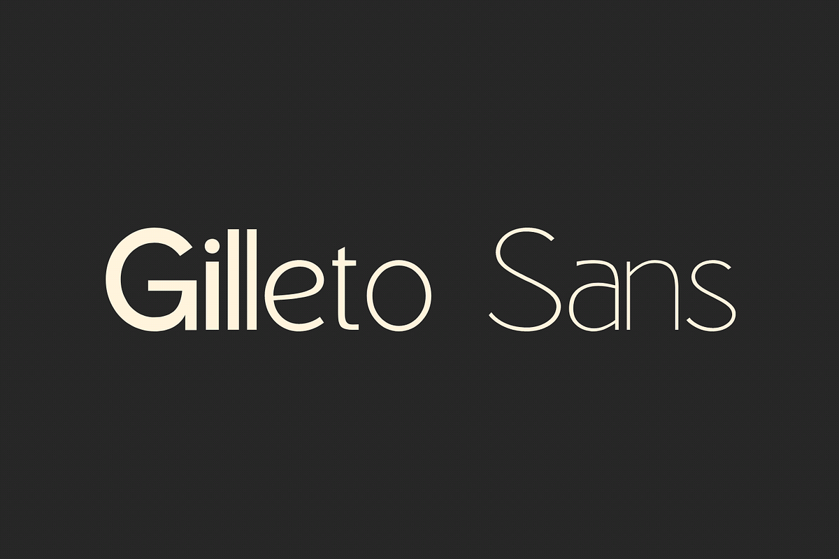 Gilleto – Sans Serif Font, a Sans Serif Font by Basnistudio (Photo 7 of 8)
