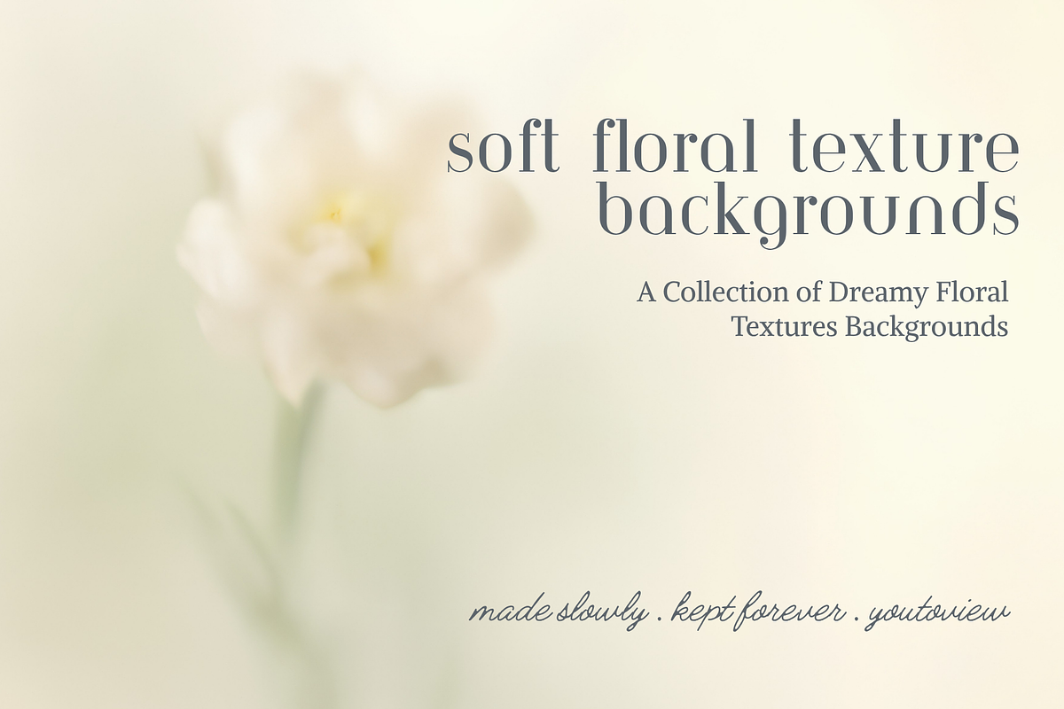 Soft Floral Texture Backgrounds, a Background Graphic by youtoview (Photo 6 of 19)