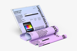 IMac 24 Inch Longscroll Mockups