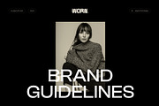 WORN — Brand Guidelines Template, a Branding & Logo Template by Uniko Studio (Thumbnail 1 of 11)
