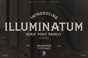 Illuminatum - Serif Font Family