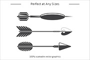 Decorative Boho Arrow and Dart Set, an Object Graphic by Designfour (Thumbnail 4 of 7)