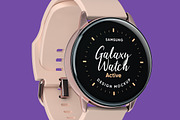 Samsung Galaxy Watch Design Mockup, an Android Mockup by illustrated (Thumbnail 2 of 9)