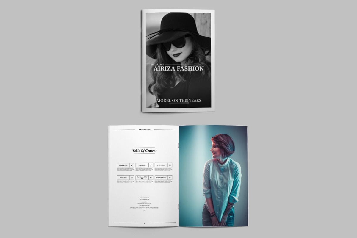 Airiza Fashion Magazine, a Magazine Template by Teweka Template (Photo 7 of 10)