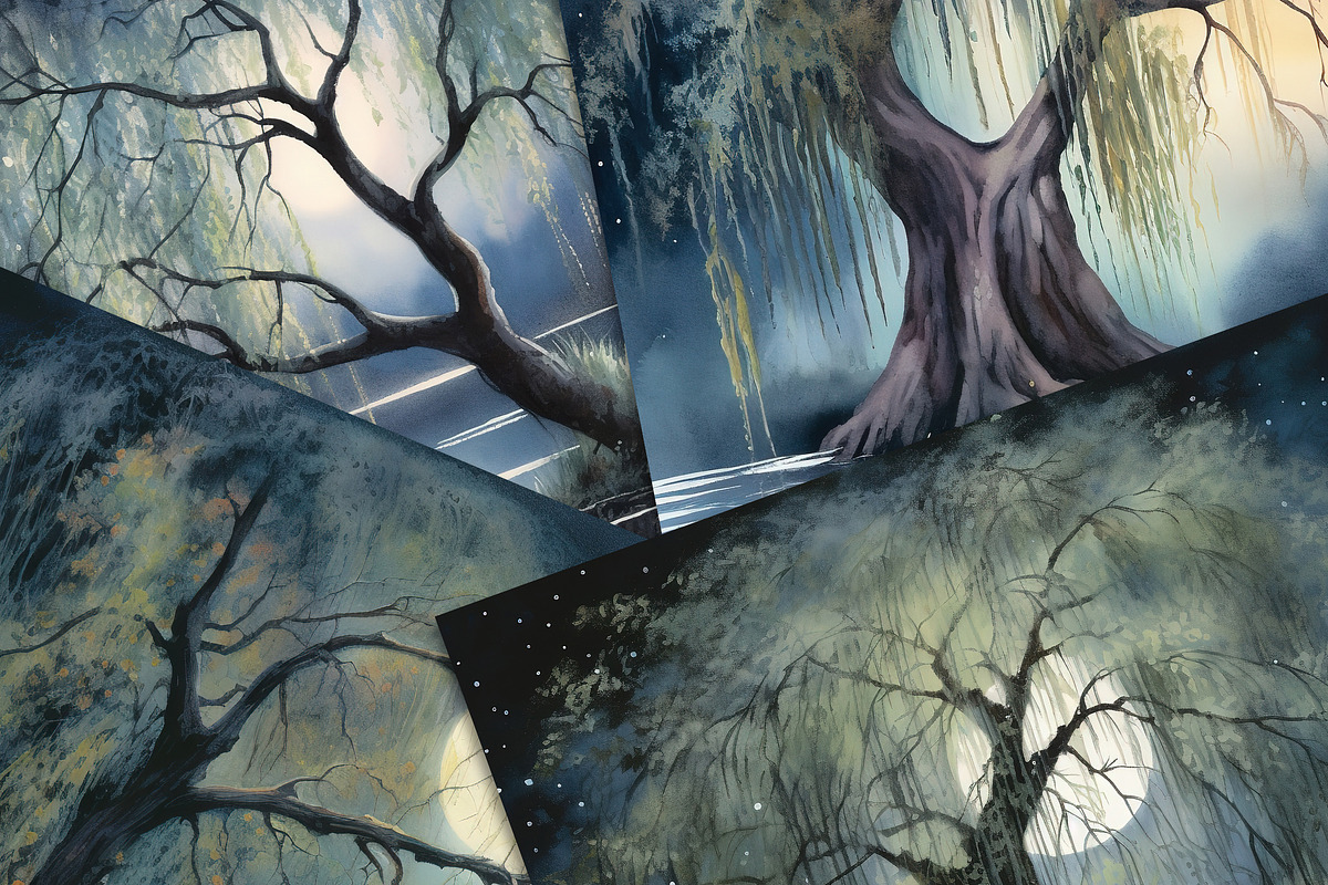 Sad Willow Tree, a Background Graphic by Curve Design (Photo 2 of 4)