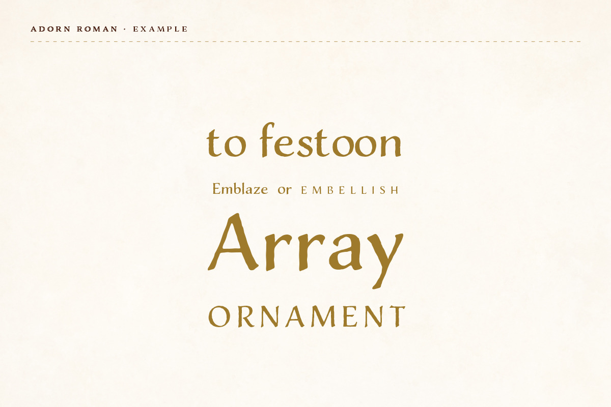 Adorn Collection, a Sans Serif Font by Laura Worthington (Photo 41 of 62)