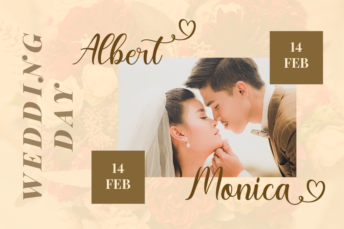 Romantic Dates - Love Font, a Script Font by PutraCetol Studio (Photo 7 of 11)