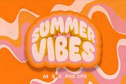 Summer Vibes, a Decorative Illustration by YuNa (Thumbnail 1 of 11)