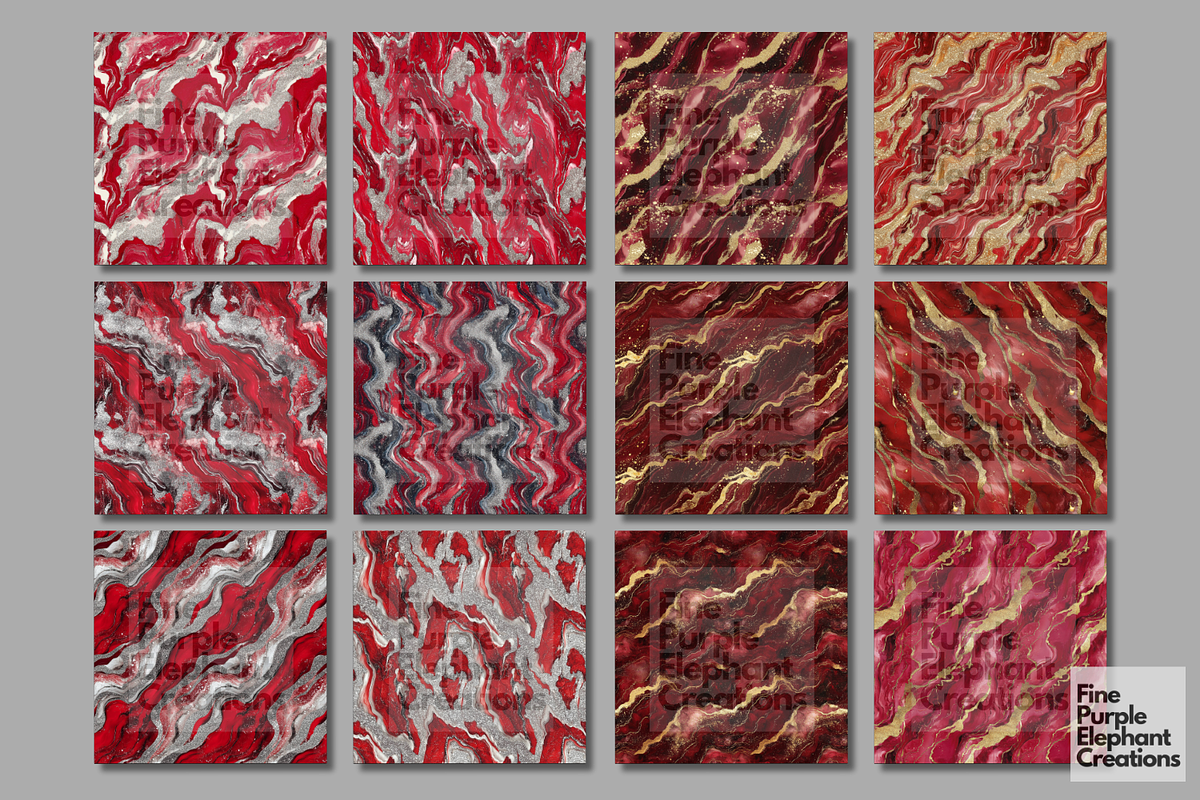 Red Marble Texture Granite Stone, a Pattern Graphic by Fine Purple Elephant (Photo 5 of 5)