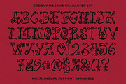 GF Magjike - Swirly Display Font, a Handwritten Font by GroovyFontCo (Thumbnail 7 of 7)