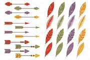 Autumn Tribal Clipart & Vectors, an Illustration by Amanda Ilkov (Thumbnail 4 of 4)