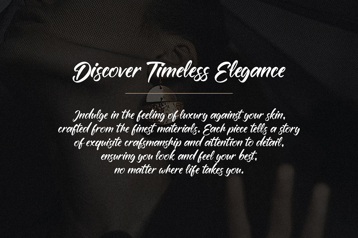 Rhaganeo - Elegant Handwritten Font, a Handwritten Font by Lettermine (Photo 7 of 10)