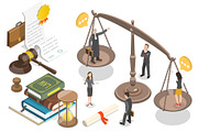 Law & Justice Set 01, a Person Illustration by AndriiStore (Thumbnail 10 of 11)