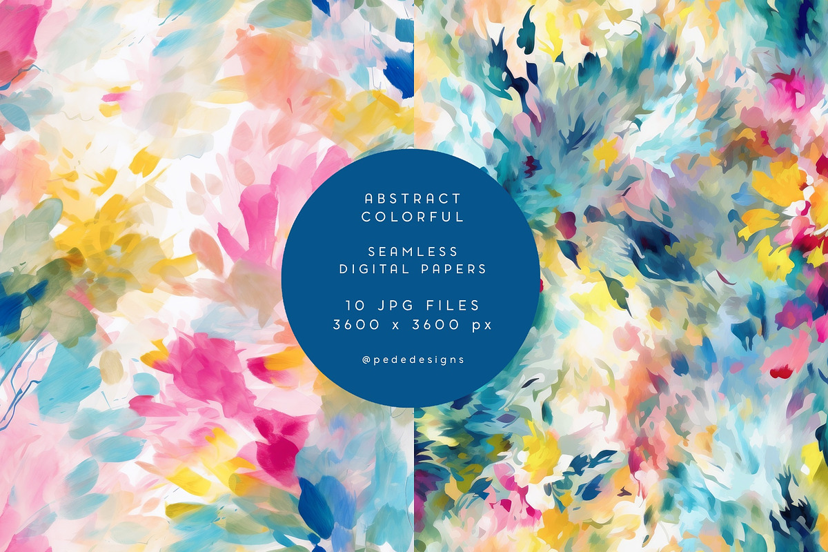 Abstract Colorful Patterns, a Pattern Graphic by PeDe Designs (Photo 9 of 9)